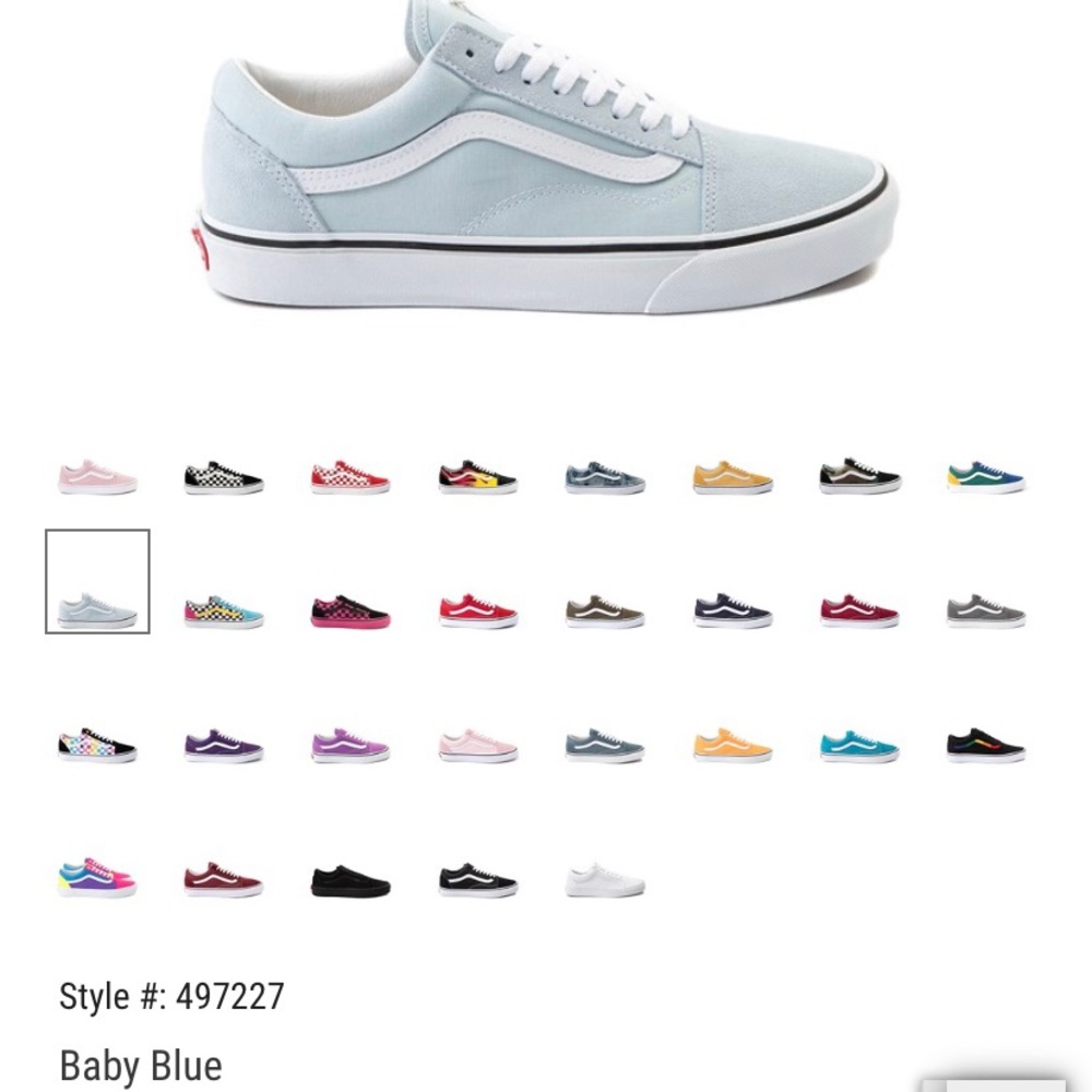 Baby Blue Old skool Vans